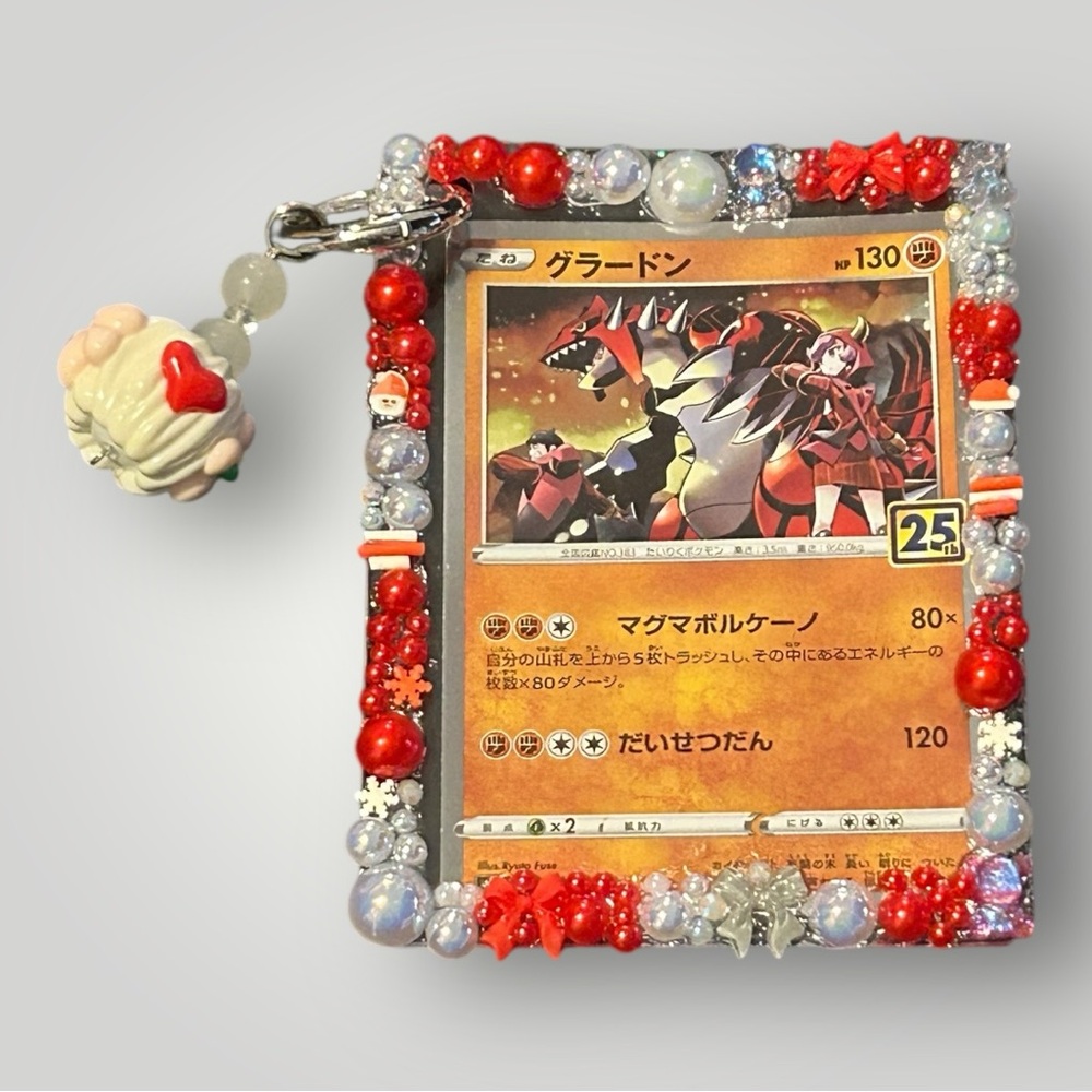 Handmade Decoden Frame with Pokemon Card